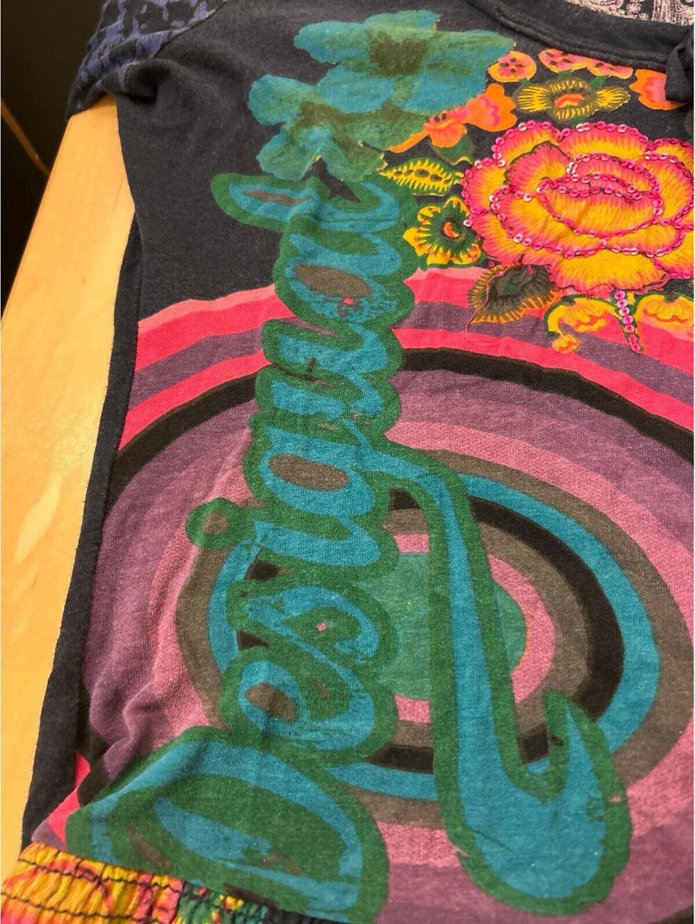 Desigual Colorful Top Blouse - Picture 9 of 9